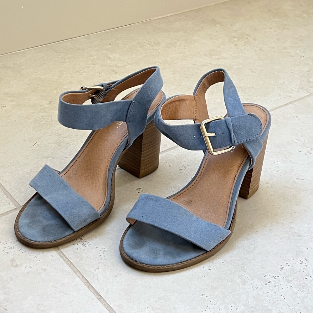 Blue heels